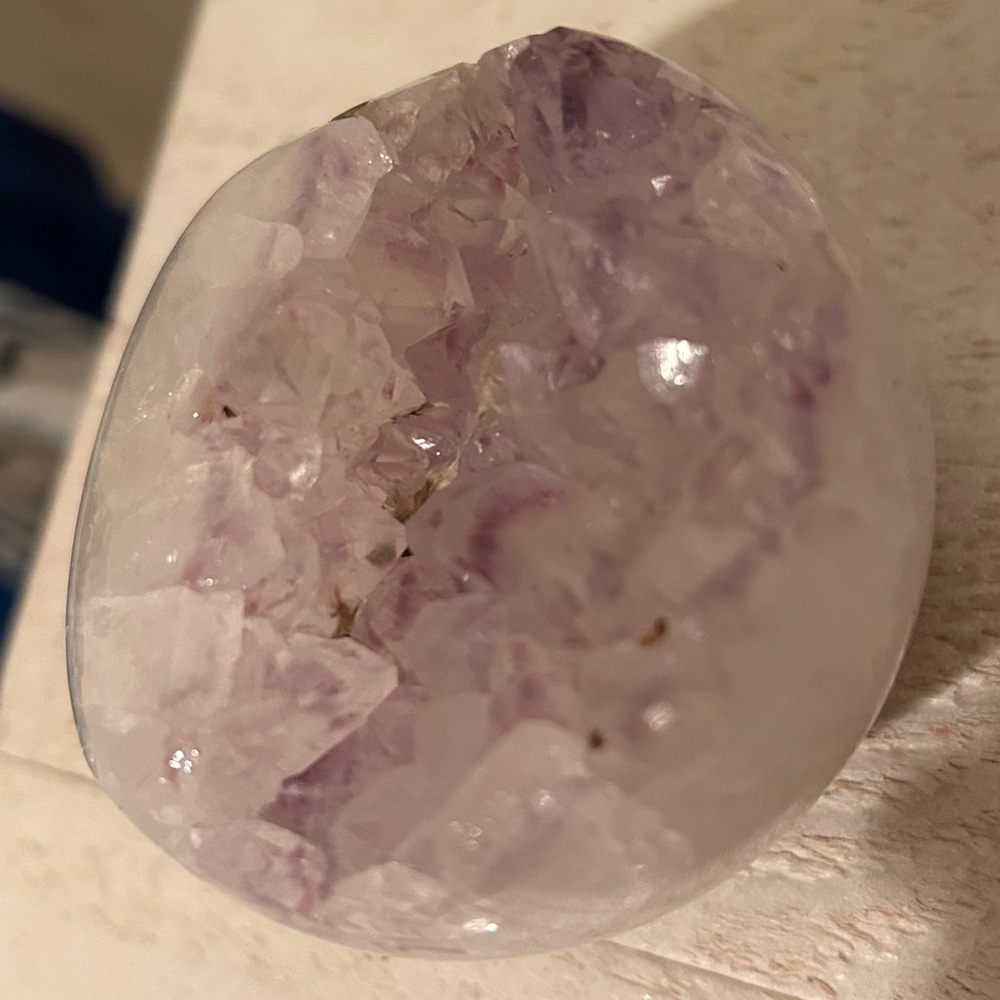 Natural Amethyst Crystal Geode Cluster